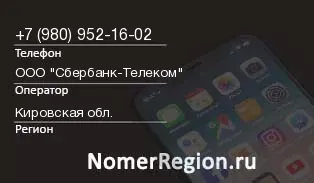 Кто звонил с 9809521602 - регион и оператор